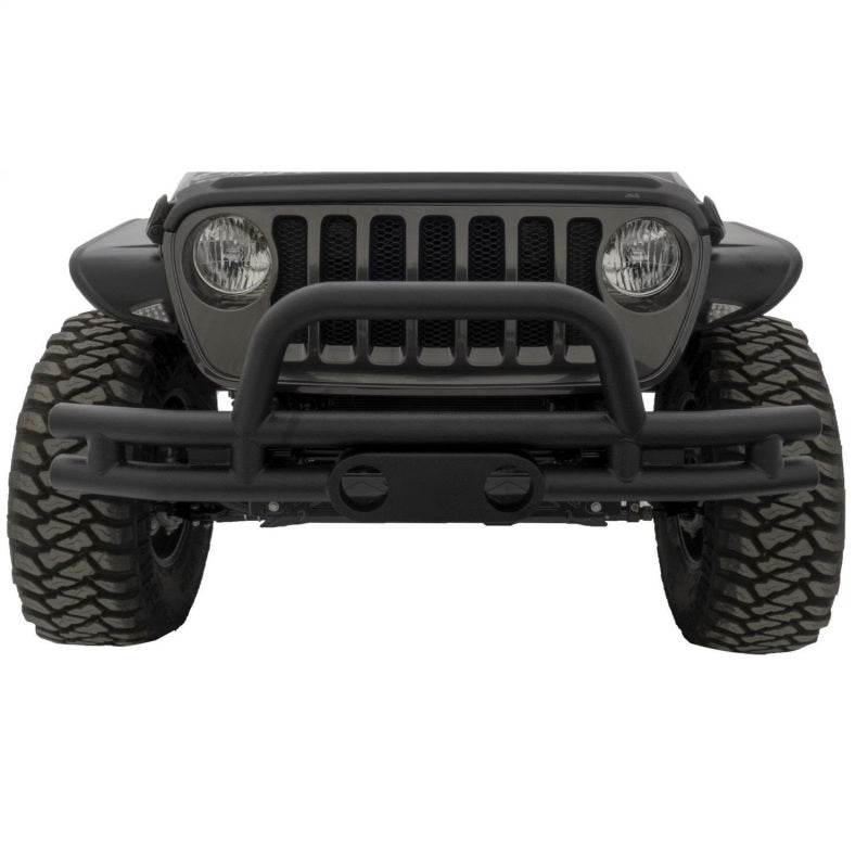 Rampage 2007-2018 Jeep Wrangler(JK) Double Tube Bumper Front - Black