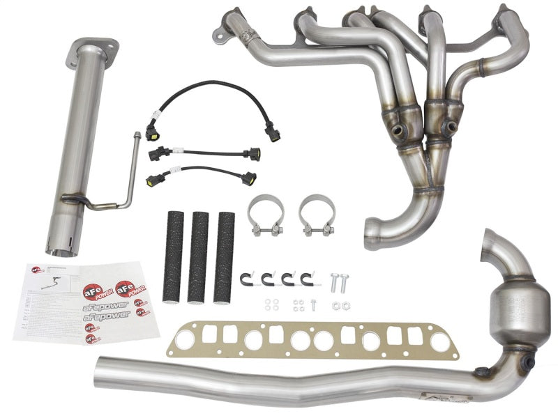 aFe Power Twisted Steel Header & Connection Pipe (Street) 00-06 Jeep Wrangler (TJ/LJ) I6 4.0L