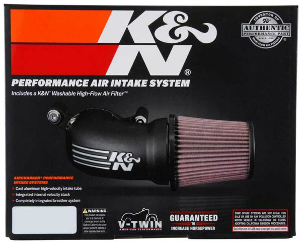 K&N 08-17 Harley Davidson Touring Models Performance Air Intake System