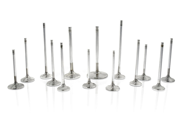 Ferrea Chevy SB 1.6in 11/32in 5.16in 0.25in 12 Deg S-Flo +.250 6000 Series Exhaust Valve - Set of 8