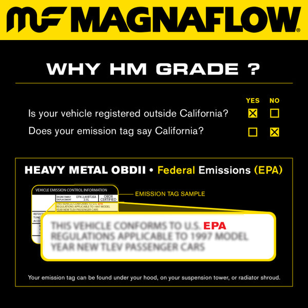 MagnaFlow Conv DF '96-'97 Honda Accord 2.2L