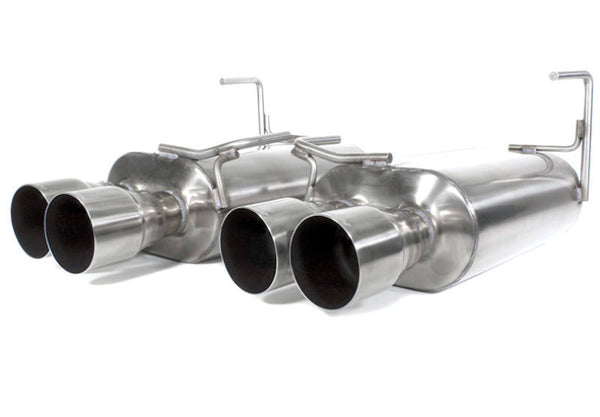 Perrin 11+ Subaru STi/WRX Sedan Brushed Dual Tube Cat-Back Exhaust w/ Quad Straight Cut Tips