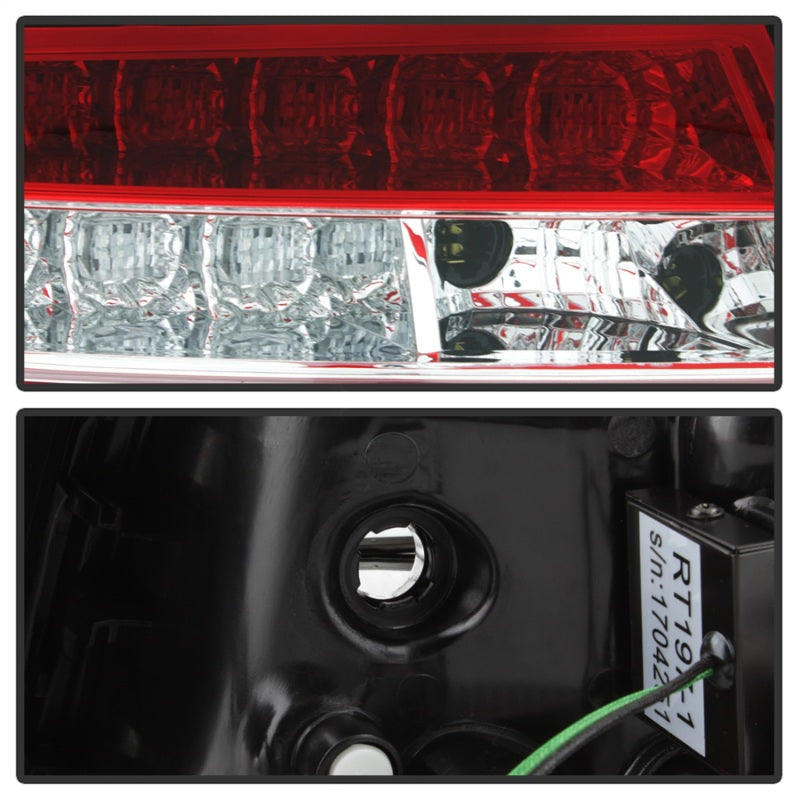 Spyder 09-12 Audi A6 LED Tail Lights - Red Clear (ALT-YD-AA609-LED-RC)