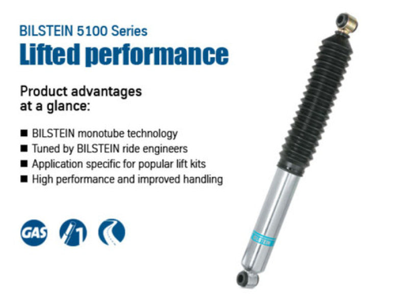 Bilstein 5100 Series 96-04 Toyota Tacoma Rear Left 46mm Monotube Shock Absorber