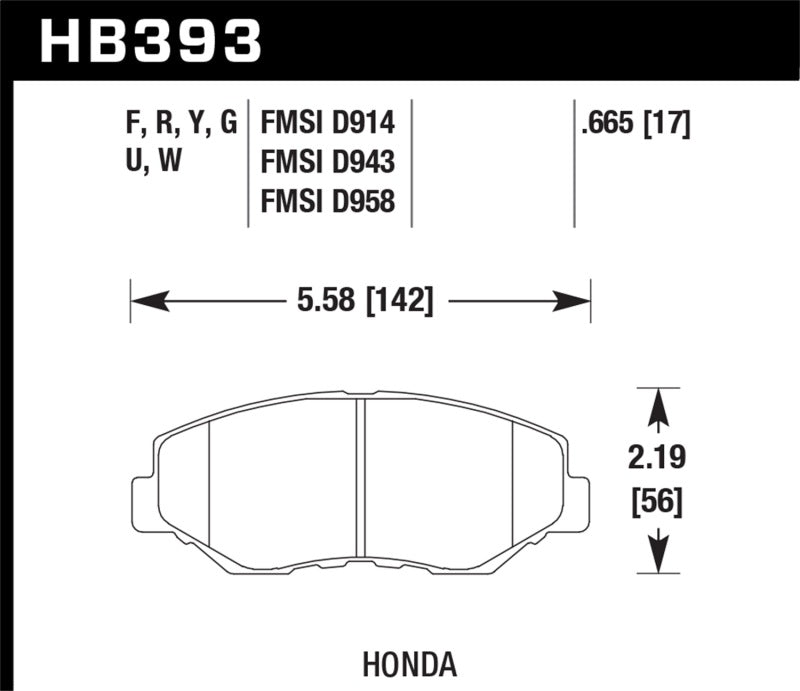 Hawk LTS Street Brake Pads