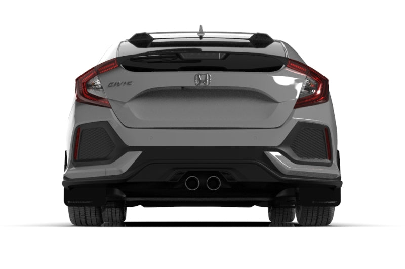 Rally Armor 17-19 Honda Civic Sport Touring Black UR Mud Flap w/ Dark Grey Logo