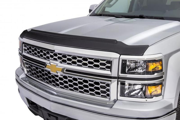 AVS 07-13 Chevy Silverado 1500 Aeroskin II Textured Low Profile Hood Shield - Black