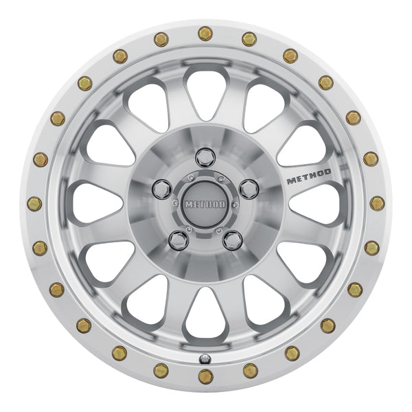 Method MR304 Double Standard 17x8.5 0mm Offset 5x5.5 108mm CB Machined/Clear Coat Wheel