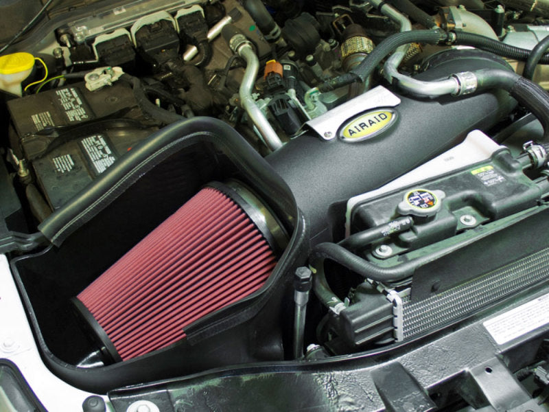 Airaid 11-14 Ford F-250/350/450/550 Super Duty 6.7L MXP Intake System w/ Tube (Dry / Red Media)