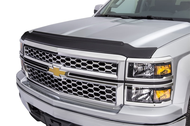 AVS 2019 GMC Sierra 1500 Aeroskin II Textured Low Profile Hood Shield - Black