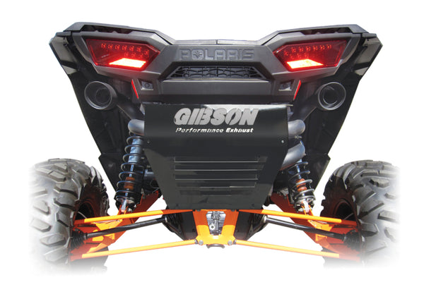 Gibson 15-17 Polaris RZR XP 1000 EPS Base 2.25in Dual Exhaust - Black Ceramic