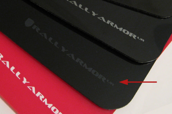 Rally Armor 02-07 Subaru WRX/STI/RS/2.5i (wagons req mod) UR Black Mud Flap w/ Grey Logo