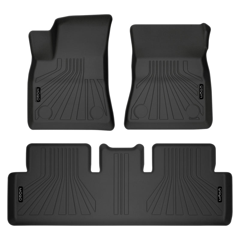 Husky Liners 18-19 Tesla 3 MOGO Black Front & Second Row Floor Liners