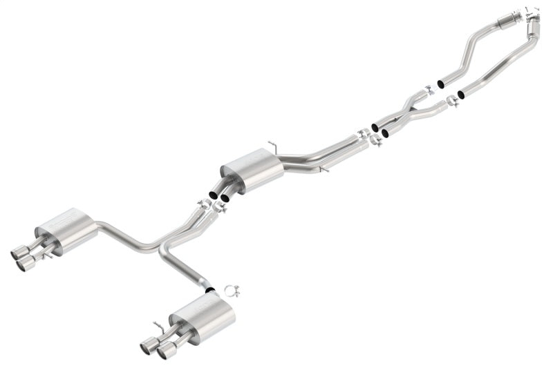 Borla 10-13 Audi S4 3.0L AT/MT AWD Dual Split Rear Exit SS Catback Exhaust