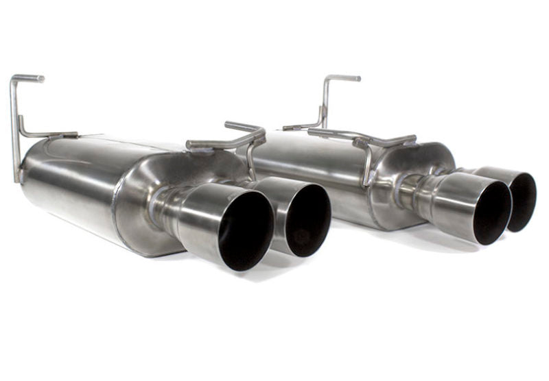 Perrin 11+ Subaru STi/WRX Sedan Brushed Dual Tube Cat-Back Exhaust w/ Quad Straight Cut Tips