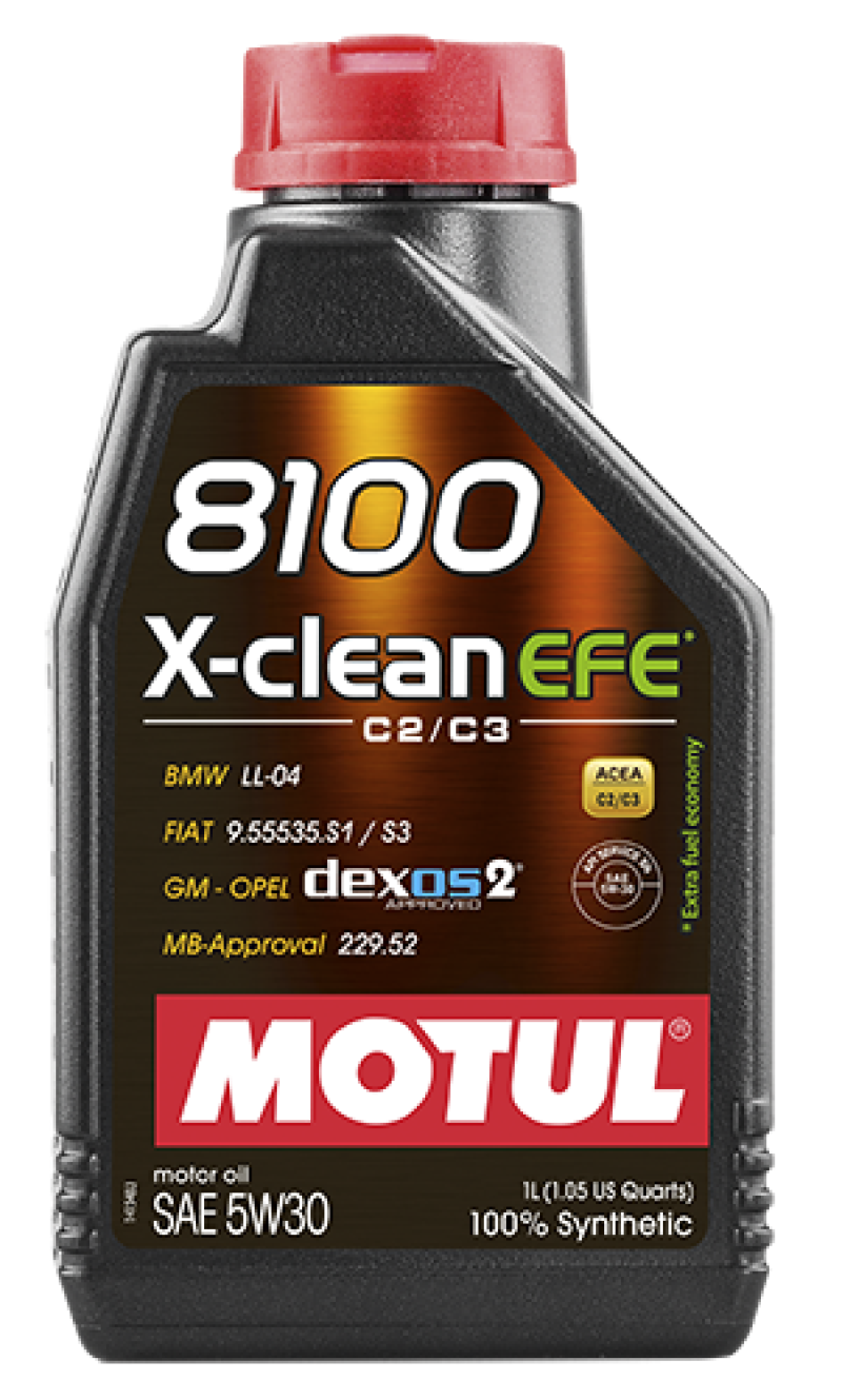 Motul 1L Synthetic Engine Oil 8100 5W30 X-Clean EFE