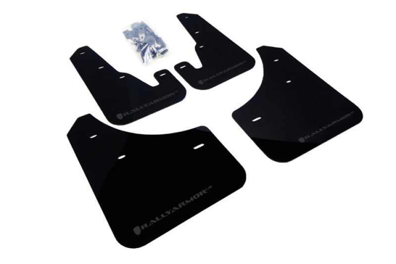 Rally Armor 2004-2009 Mazda3/Speed 3 UR Black Mud Flap w/ Grey Logo