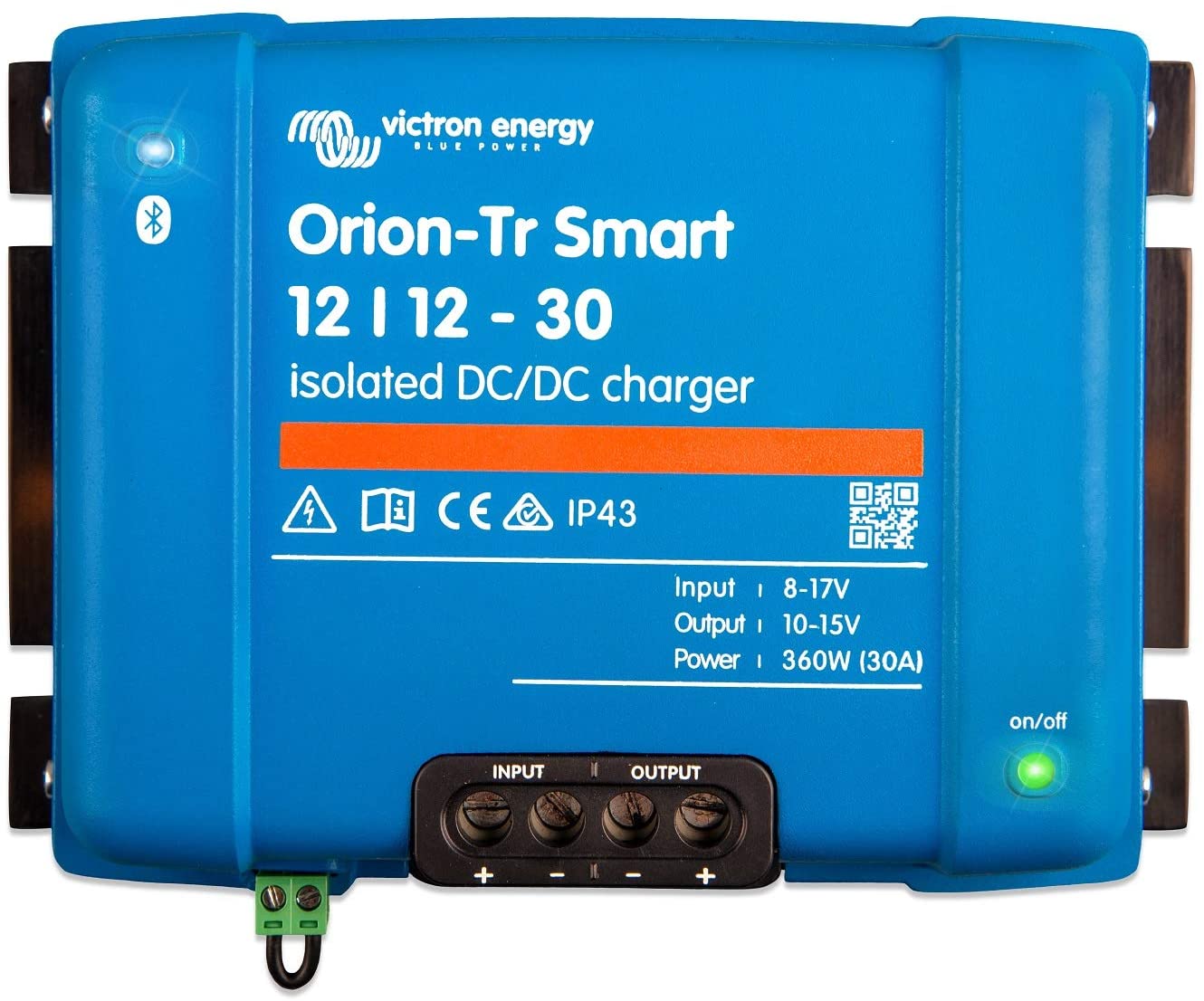 Victron Energy Orion-Tr Smart 12/12-Volt 30 amp 360-Watt DC-DC Charger, Isolated (Bluetooth)