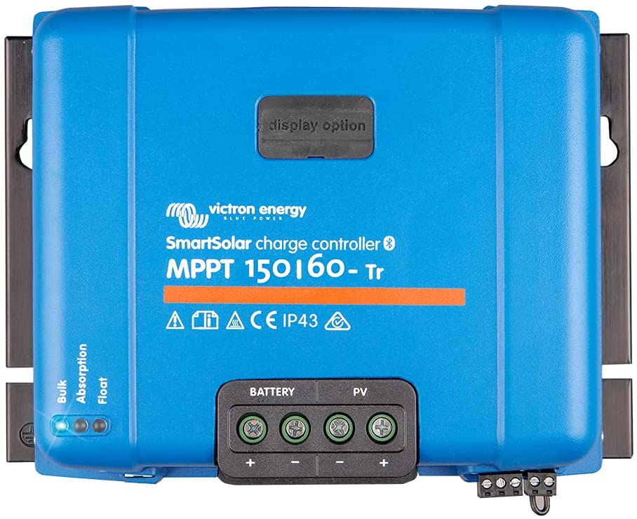 Victron Energy SmartSolar MPPT Tr 150V 60 amp 12/24/36/48-Volt Solar Charge Controller (Bluetooth)