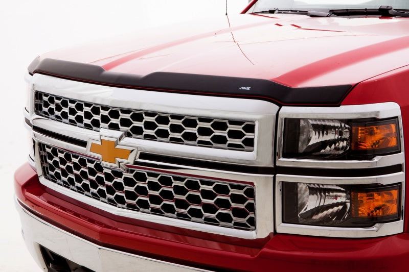 AVS 2019 Chevrolet Silverado 1500 Aeroskin Low Profile Hood Shield - Matte Black