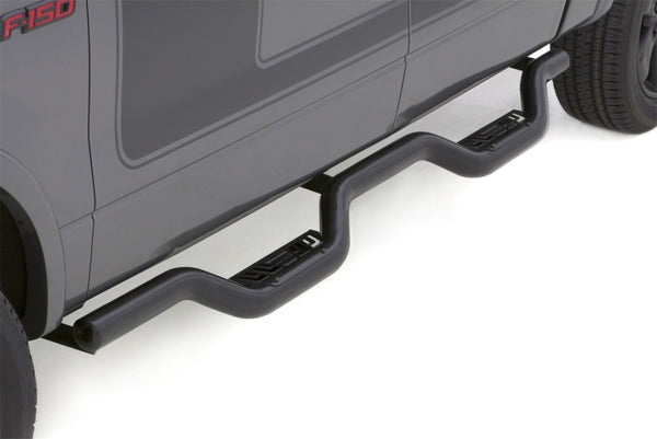 Lund 07-17 Jeep Wrangler Unlimited (4Dr) Latitude Nerf Bars - Black