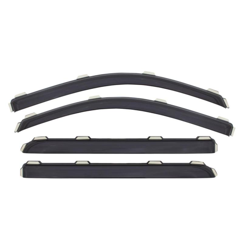 AVS 16-18 Mazda CX-3 Ventvisor In-Channel Front & Rear Window Deflectors 4pc - Smoke