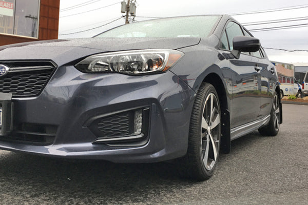 Rally Armor 2017+ Subaru Impreza UR Black Mud Flap w/ Red Logo