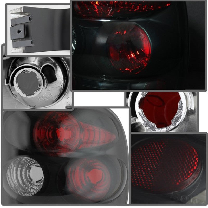 Spyder Chevy Silverado Stepside 99-04 Euro Style Tail Lights Black Smoke ALT-YD-CS99STS-BSM