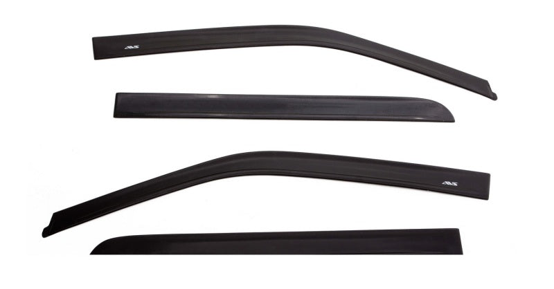 AVS 07-13 Chevy Silverado 1500 Ext. Cab Ventvisor Low Profile Window Deflectors 4pc - Matte Black