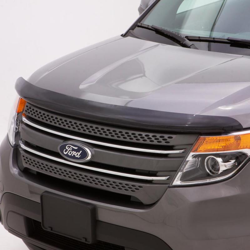 AVS 11-15 Ford Explorer (Excl. Sport Model) High Profile Bugflector II Hood Shield - Smoke