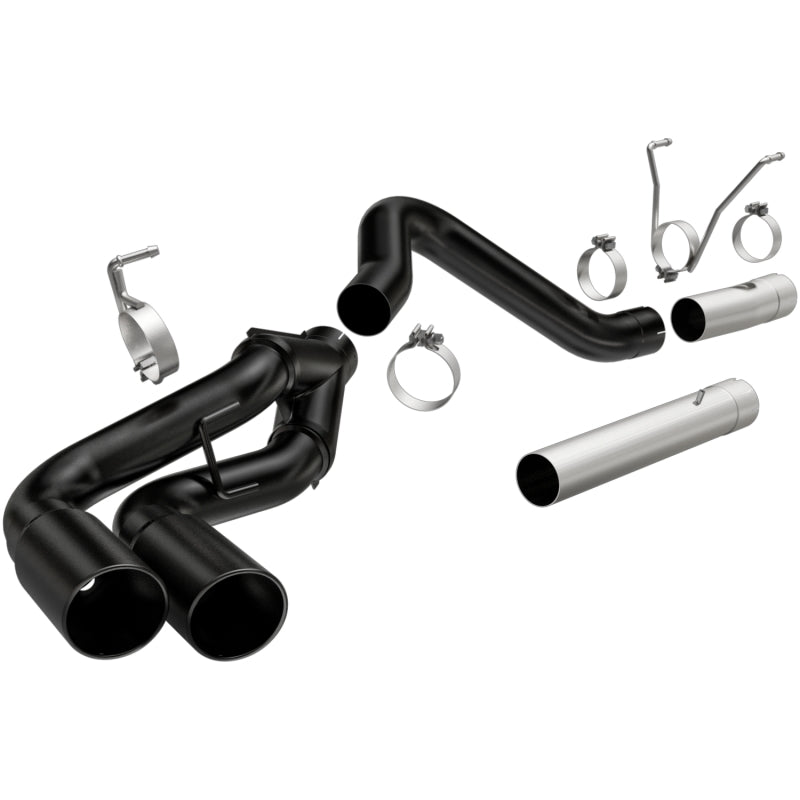 MagnaFlow 07-17 Dodge Ram 2500/3500 6.7L DPF-Back Black 4in Dual Single Passenger Side Rear Exit