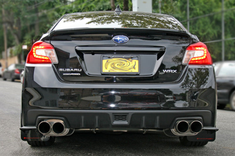 Rally Armor 15+ Subaru WRX & STi Sedan Only UR Black Mud Flap w/ Silver Logo