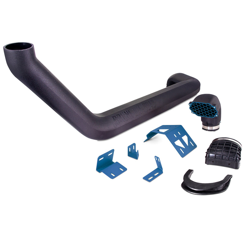 Mishimoto BORNE Off-Road 2018+ Jeep Wrangler JL Snorkel - Micro-Wrinkle Blue