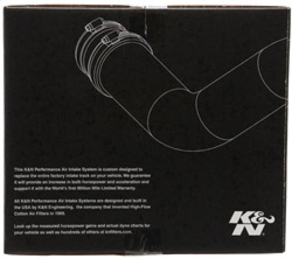 K&N 12-13 Ford F150 3.7L V6 Black High-Flow Performance Intake