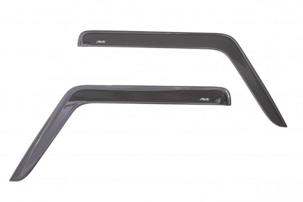 AVS 07-18 Jeep Wrangler (2 Door Only) Ventvisor Low Profile Window Deflectors 2pc - Smoke