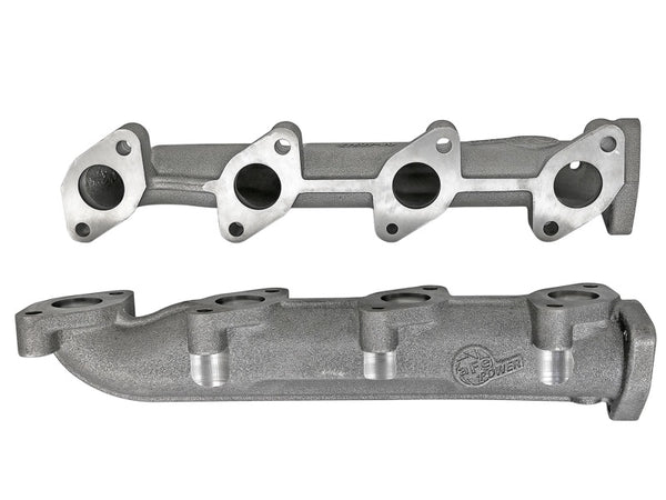 aFe BladeRunner Ported Ductile Iron Exhaust Manifold 08-10 Ford Diesel Trucks V8 6.4L (td)