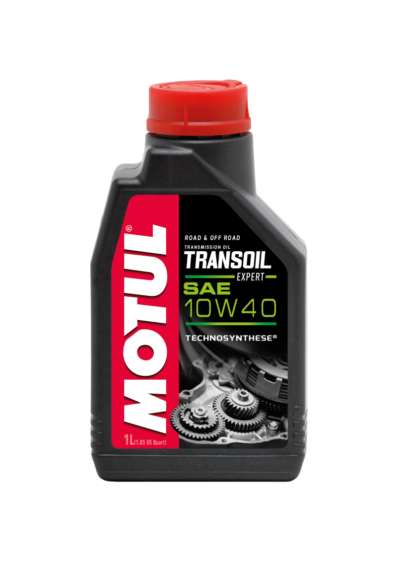 Motul 1L Powersport TRANSOIL Expert SAE 10W40 Technosynthese Fluid for Gearboxes (Wet Clutch)