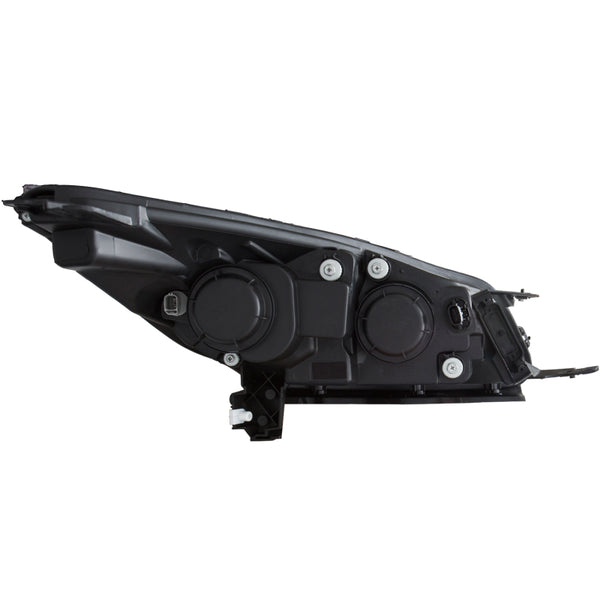 ANZO 2013-2015 Ford Escape Projector Headlights w/ U-Bar Black