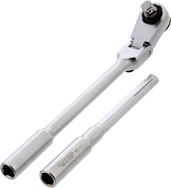 VIM Tools RFB400K 3 piece 1/4" mini flex bit/socket ratchet and t-handle