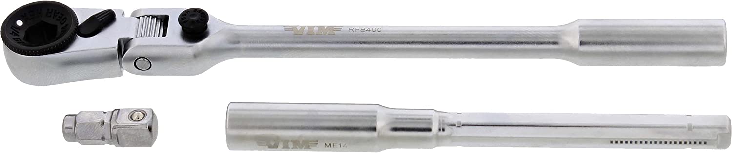 VIM Tools RFB400K 3 piece 1/4" mini flex bit/socket ratchet and t-handle