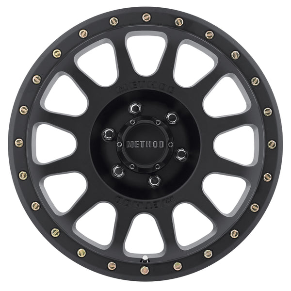 Method MR305 NV 17x8.5 0mm Offset 6x5.5 108mm CB Matte Black Wheel