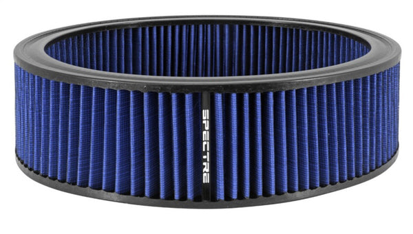 Spectre Round Air Filter 14in. x 4in. - Blue