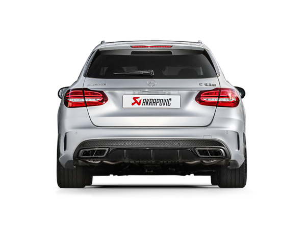 Akrapovic 15-17 AMG C63 Estate Evolution Line Cat Back (Titanium) w/ Carbon Tips (Req. Link Pipe)