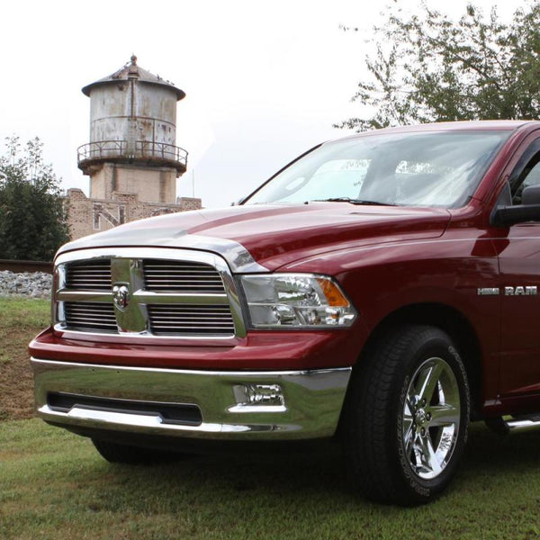 AVS 04-12 Ford Ranger Aeroskin Low Profile Hood Shield - Chrome