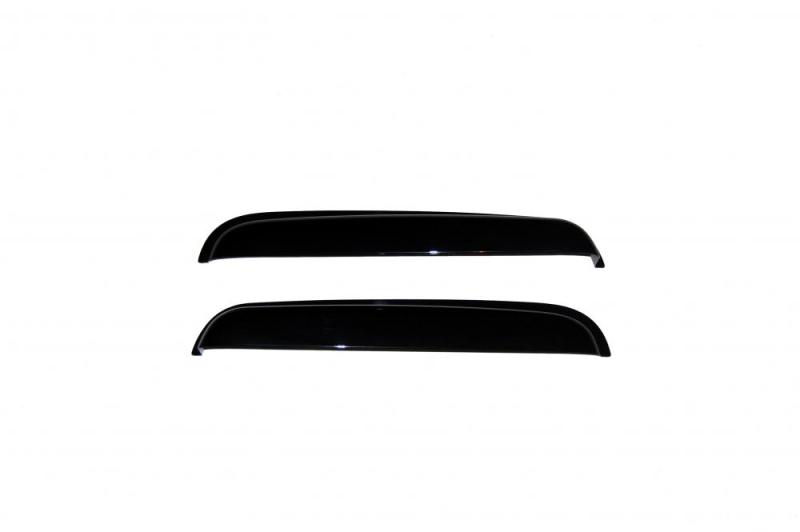 AVS 99-16 Ford F-250 Supercrew Ventvisor Outside Mount Rear Window Deflectors 2pc - Smoke