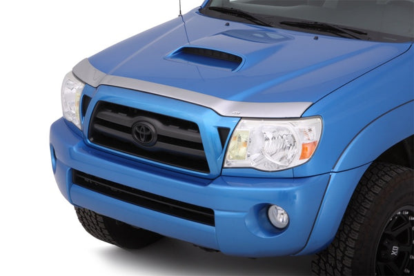 AVS 12-15 Toyota Tacoma Aeroskin Low Profile Hood Shield - Chrome