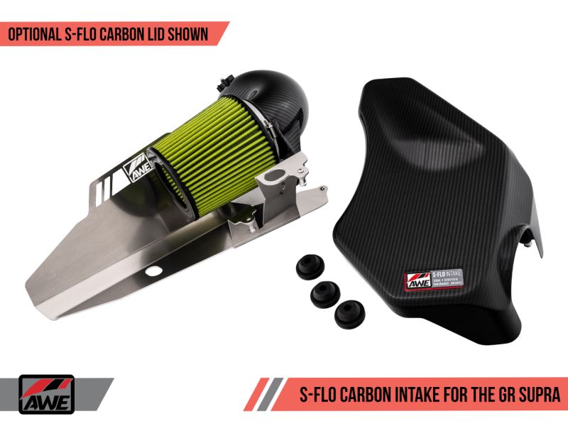 AWE Tuning 2020+ Toyota GR Supra (A90) S-FLO Carbon Intake