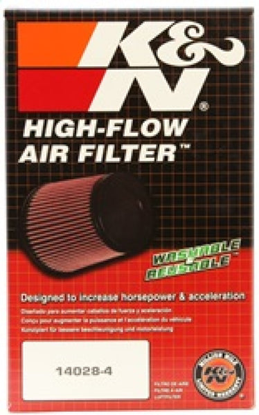 K&N Universal Custom Air Filter - Round Tapered 4in Base OD x 3in Top OD x 6in H x 2.75in Flange ID