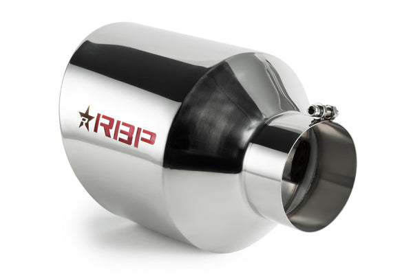 RBP RX-7 Magnum Edition Polished Exhaust Tip Inlet 5in. / Outlet 10in. / Length 15in. - SS