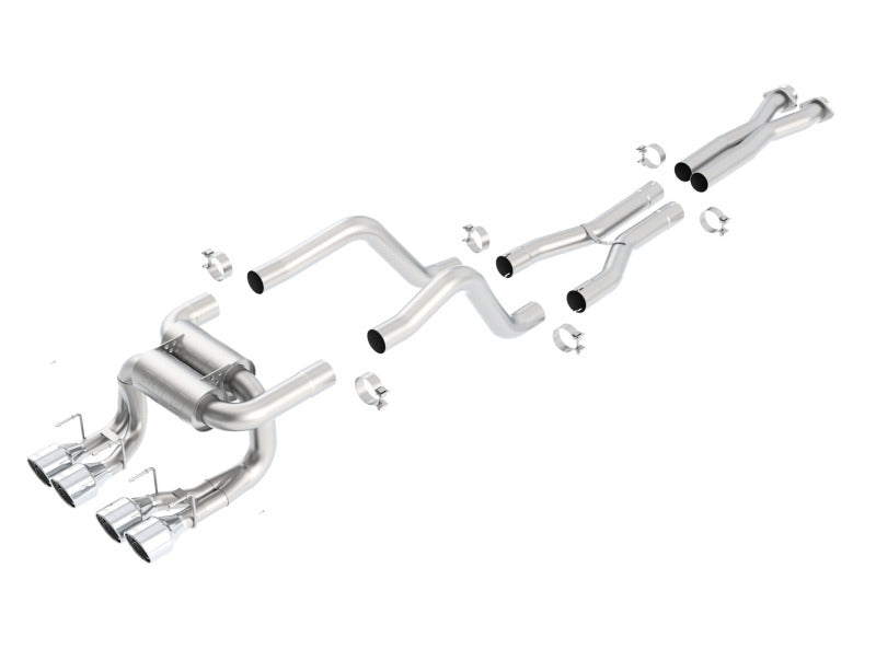 Borla 06-11 Chevrolet Corvette ZR1/Z06 6.2/7.0L 8cyl ATAK SS Catback Exhaust